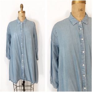 Zara Soft Denim Tunic